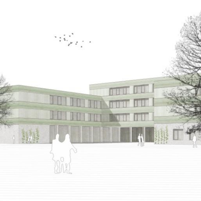 Neubau Integrierte Sekundarschule Garzauer Straße © BSS Architekten