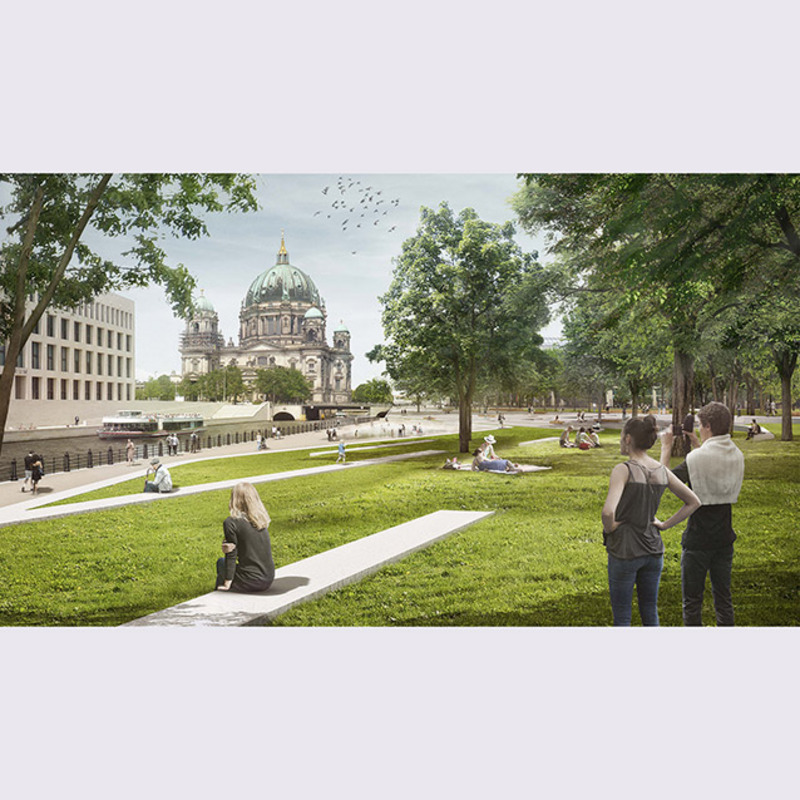 Freiraumgestaltung Rathaus- und Marx-Engels-Forum © RMP Stephan Lenzen Landschaftsarchitekten