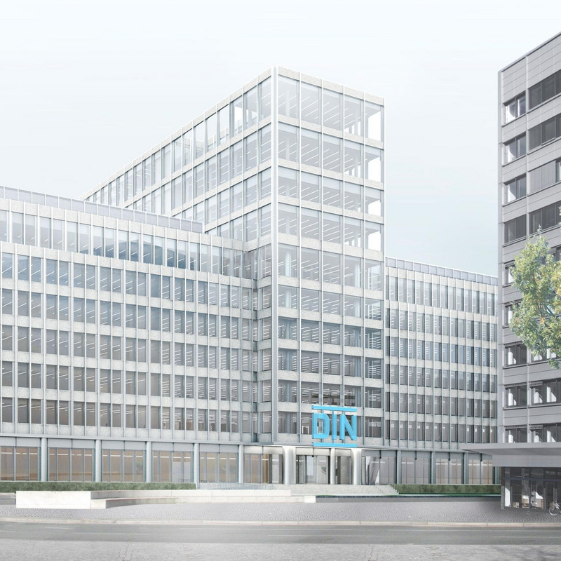 Fassadengestaltung Deutsches Institut für Normung e.V. © KIM NALLEWEG Architekten